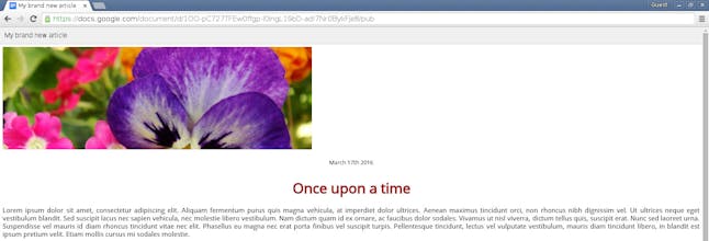 GOOGLE DOC PUBLISHER gallery image