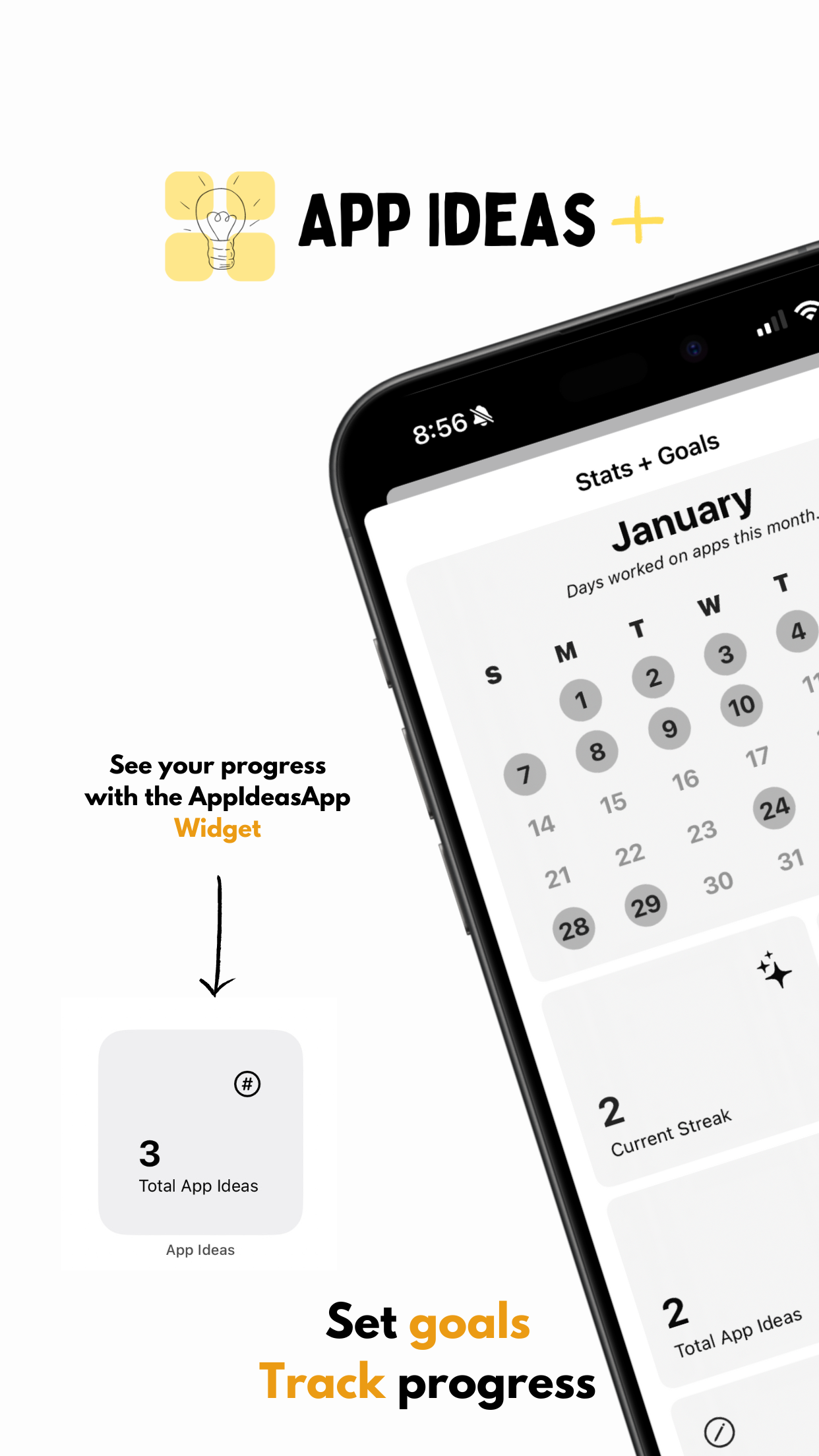 Appideasapp - Behalten Sie alle Ihre App -Ideen im Auge Medien 2