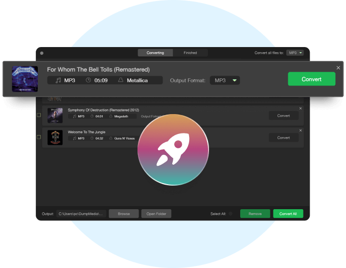 dumpmedia deezplus - ดาวน์โหลด Deezer Songs to MP3 ในคุณภาพดั้งเดิม 100% media 5