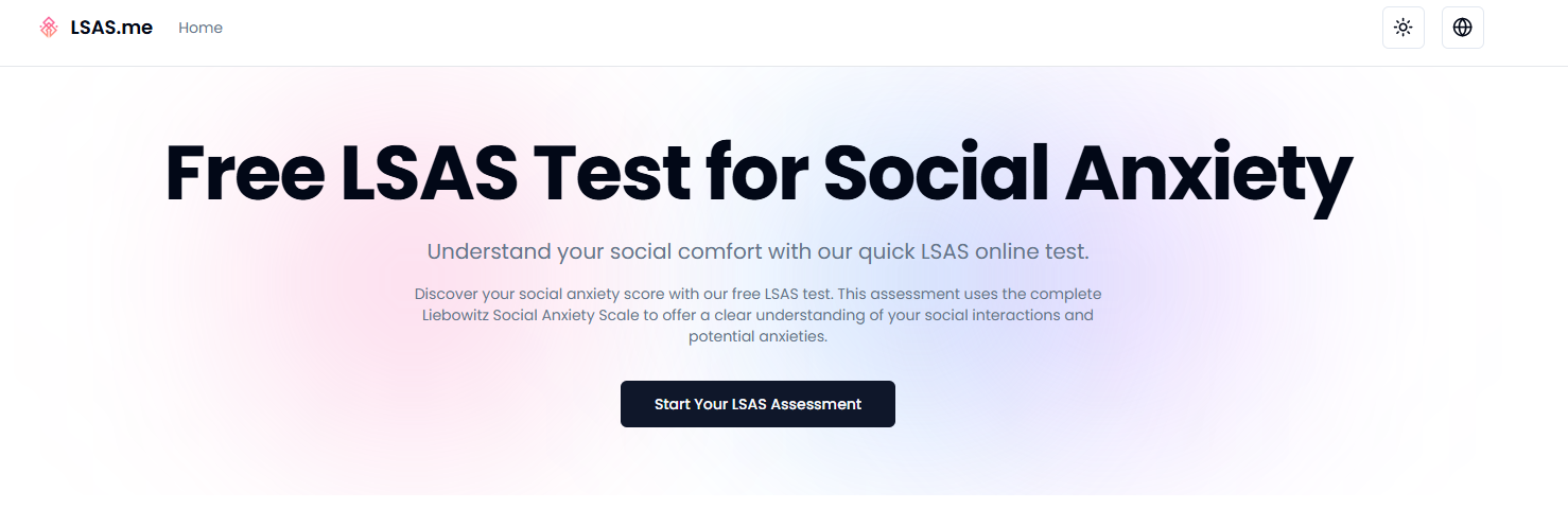 وسائط LSAS.me - تقييم مقياس القلق الاجتماعي (LSAs) ليوبوفيتش 1