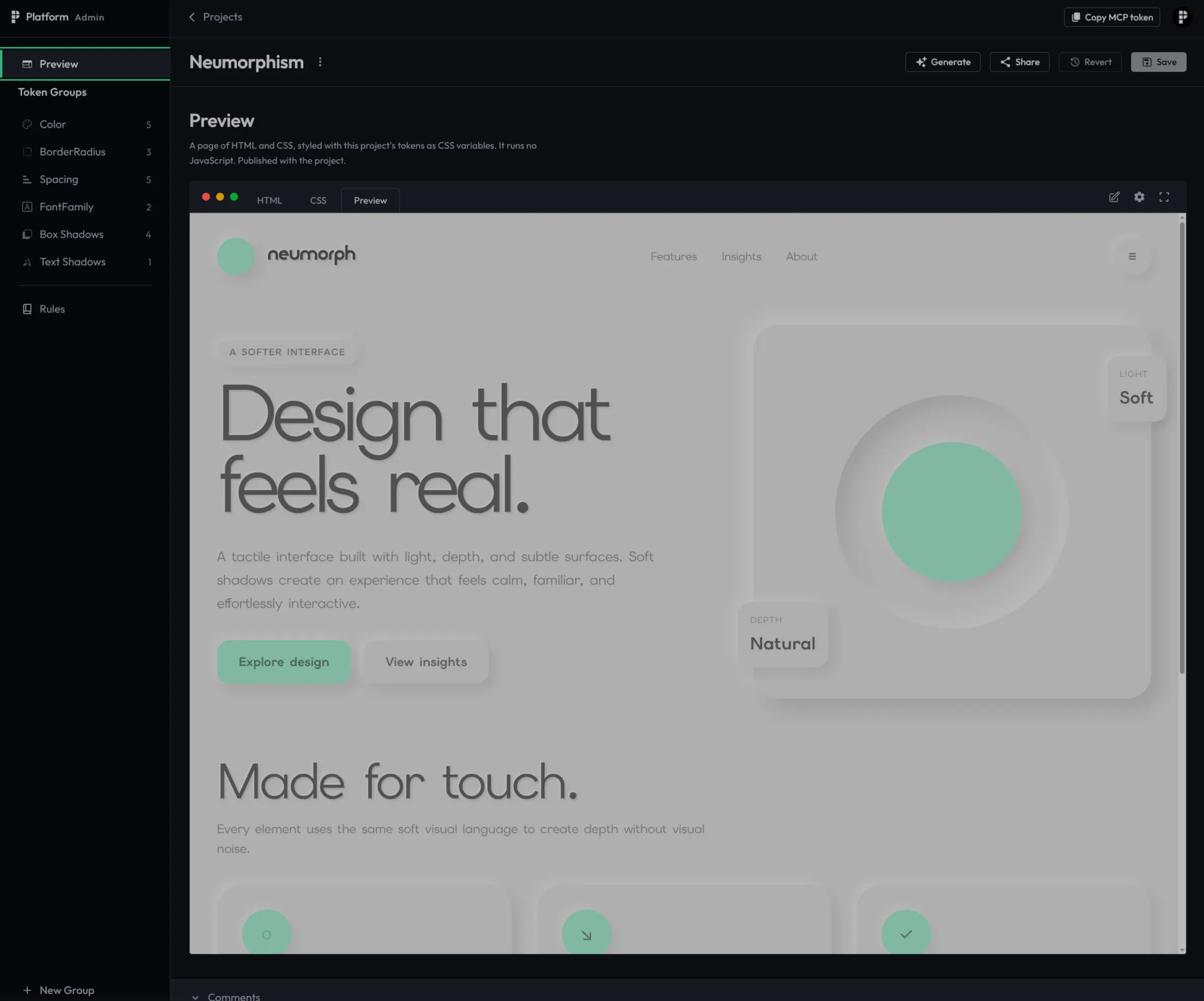 Platform Design System gallery image