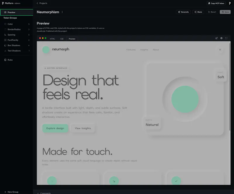 Platform Design System screenshot 5