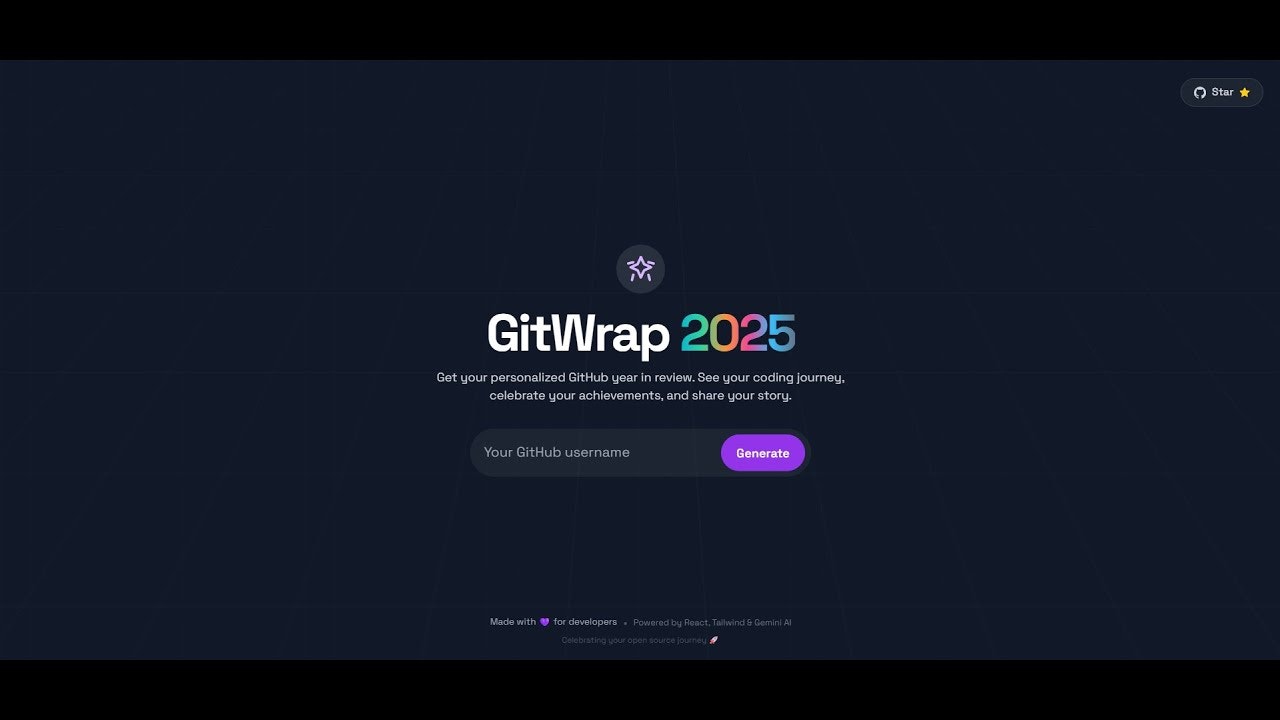 GitWrap 2025 gallery image