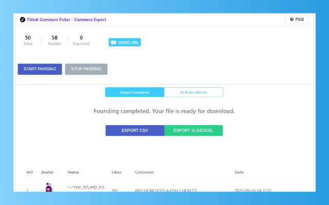 Mídia 3 de Picker de comentários de Tiktok - TIKTOK Tool for Picker Giveaway ou vencedores do concurso
