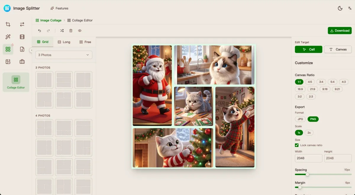 Image Splitter - Screenshot 2 showing product features and functionality