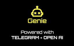 Genie: ChatGPT for Telegram media 1