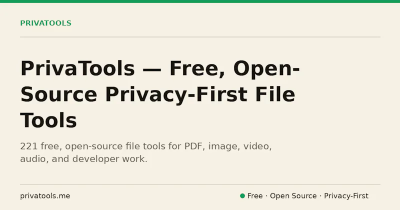 PrivaTools screenshot 1