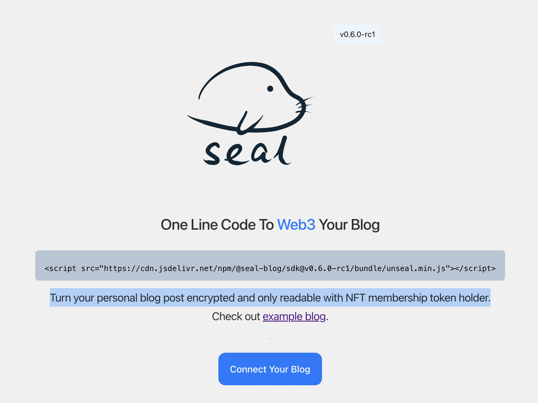 Seal Blog