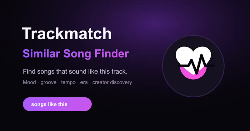 Trackmatch screenshot 1