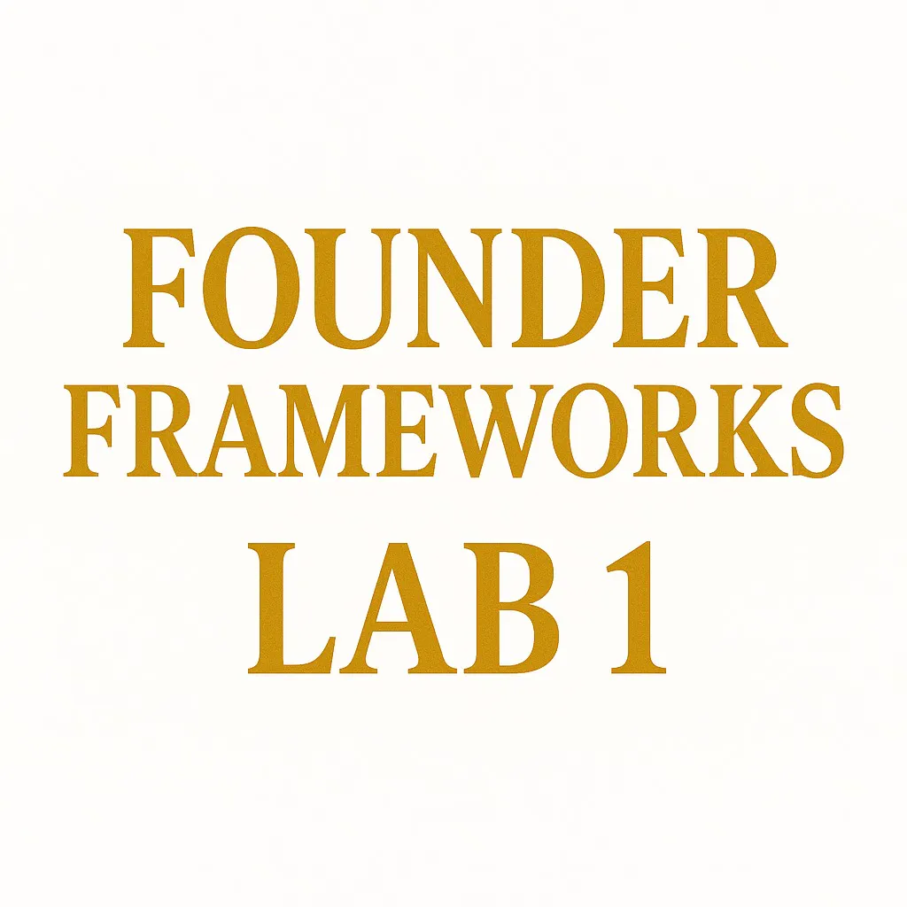 Founder Frameworks Lab gallery image