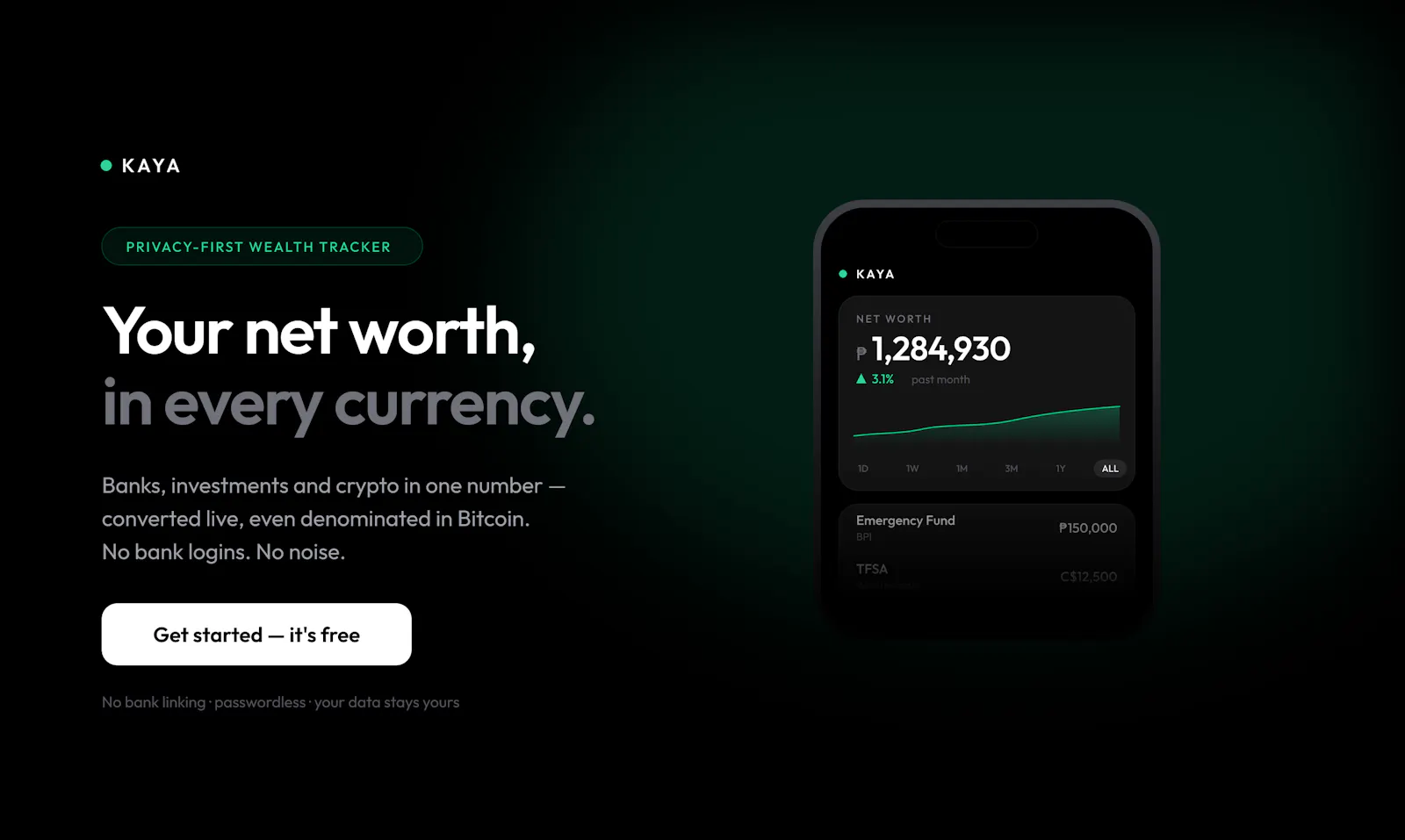 Kaya Wealth screenshot 1