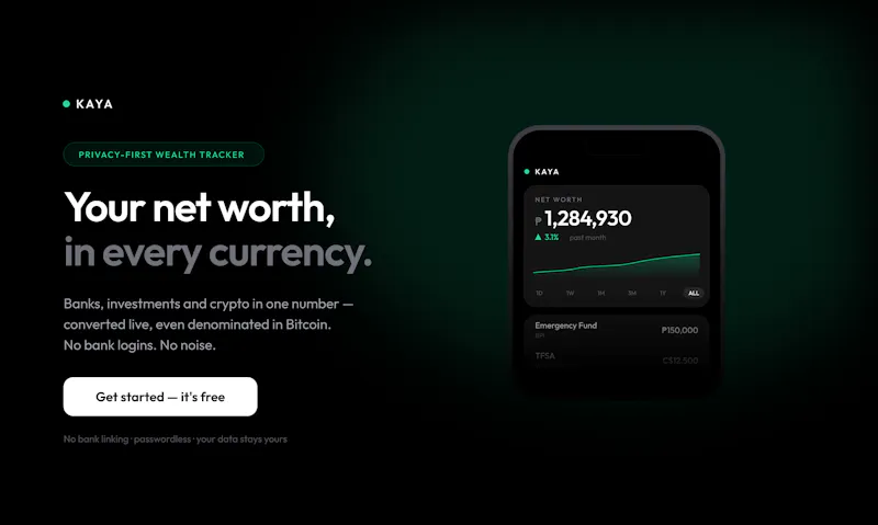 Kaya Wealth screenshot 1