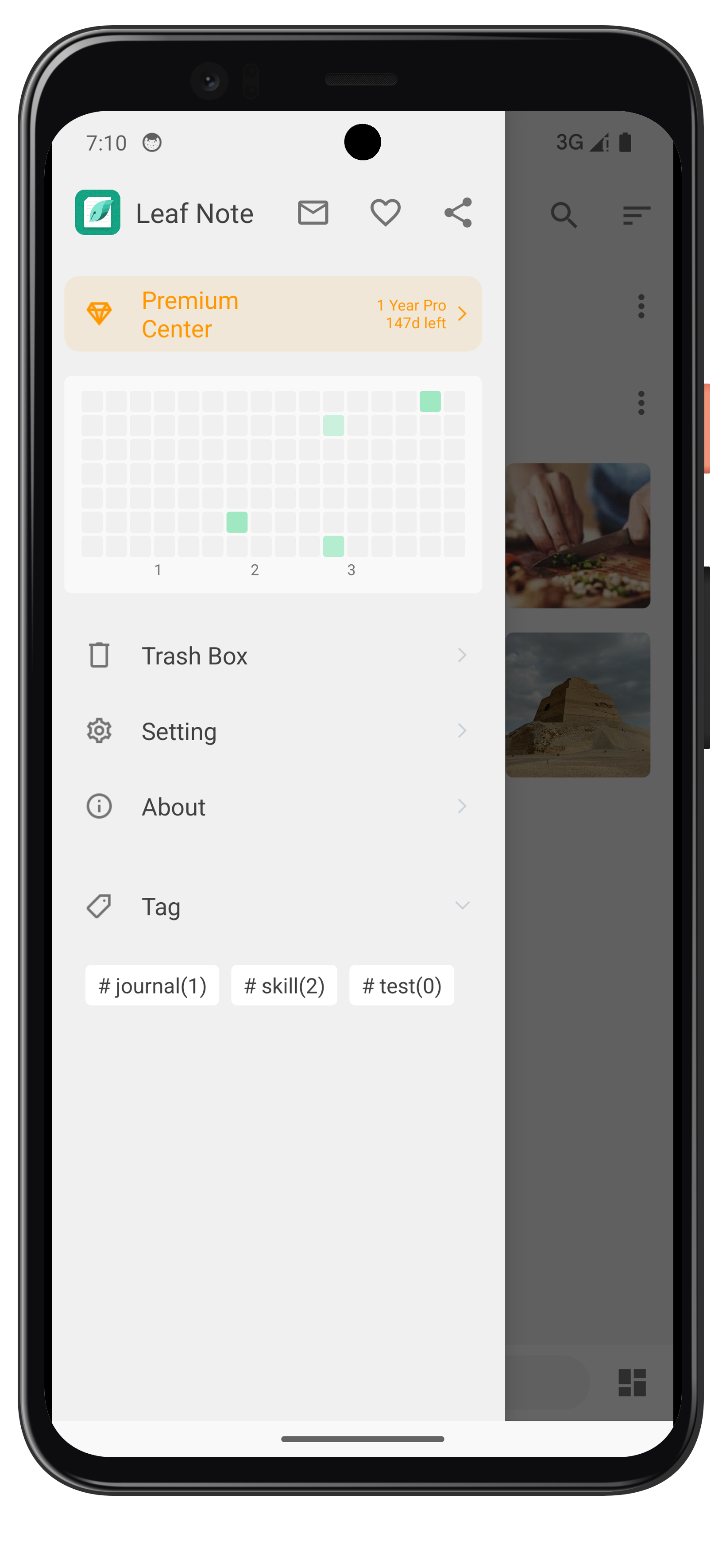 Nota fogliare - Un'app Android Markdown Note e Knowledge Manager. media 3
