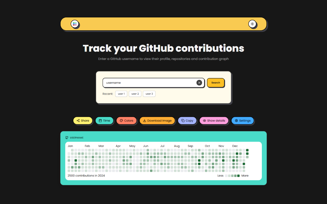 Git Profile Stats gallery image