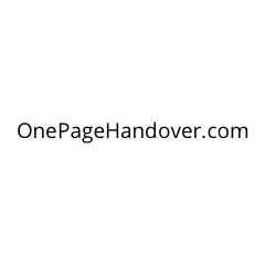 One Page Handover