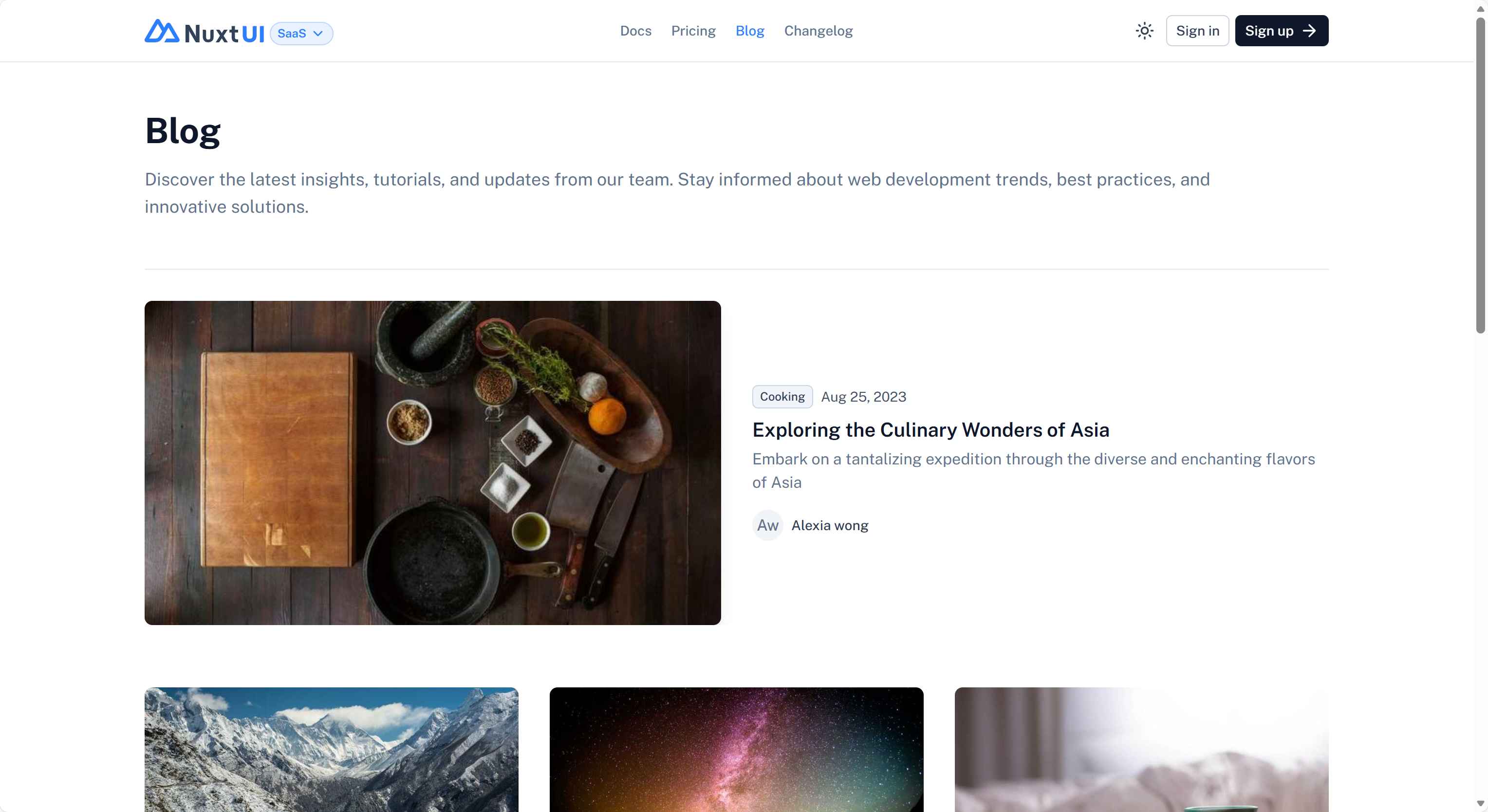 Nuxt-Stripe-SaaS-Starter gallery image
