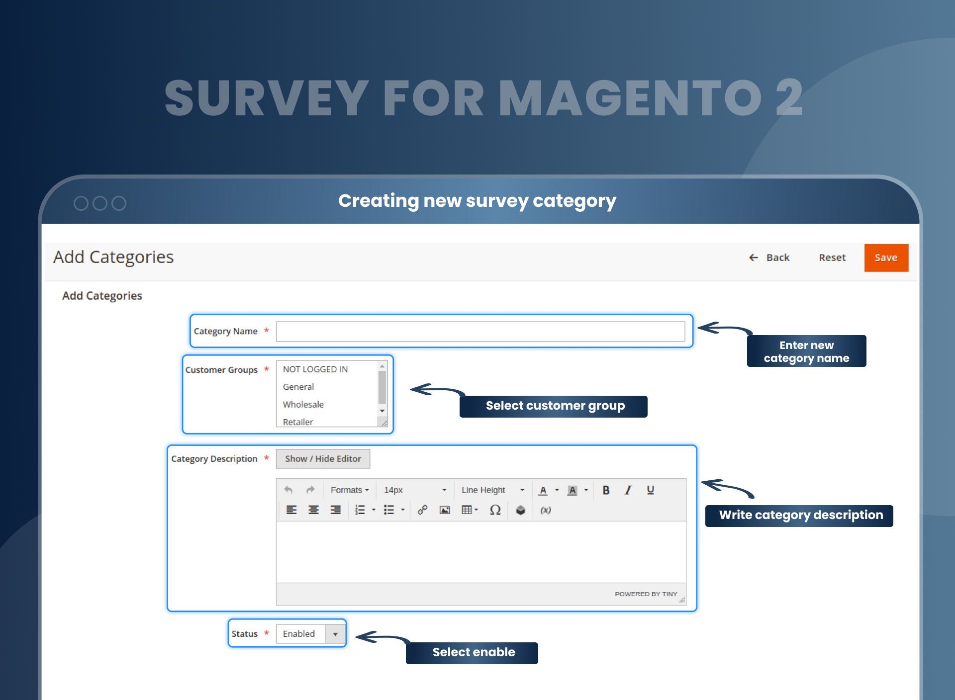 Magento 2 Survey media 4