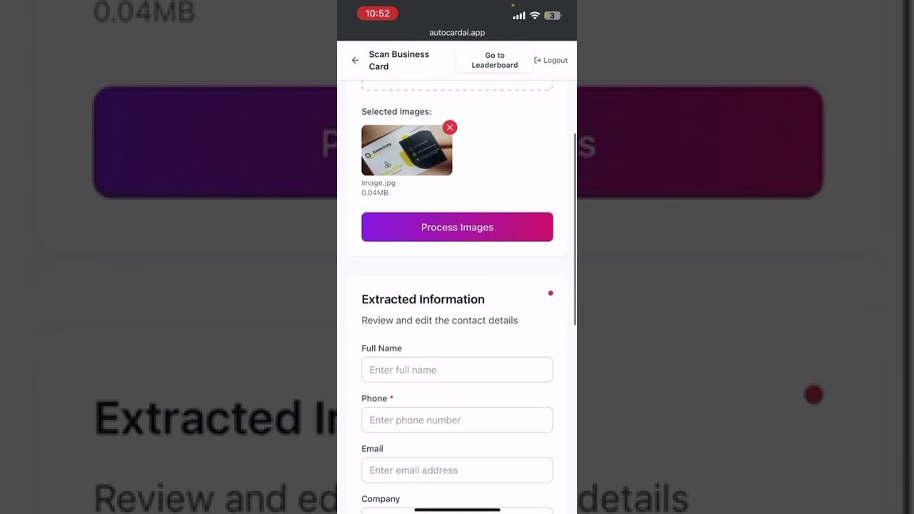 AutoCardAI gallery image