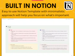 ADHD Life Planner | Notion Template gallery image