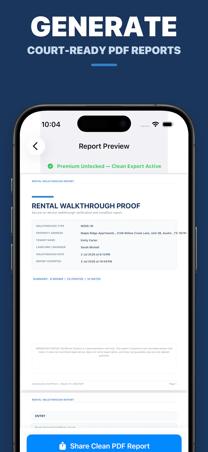RentProof screenshot 3