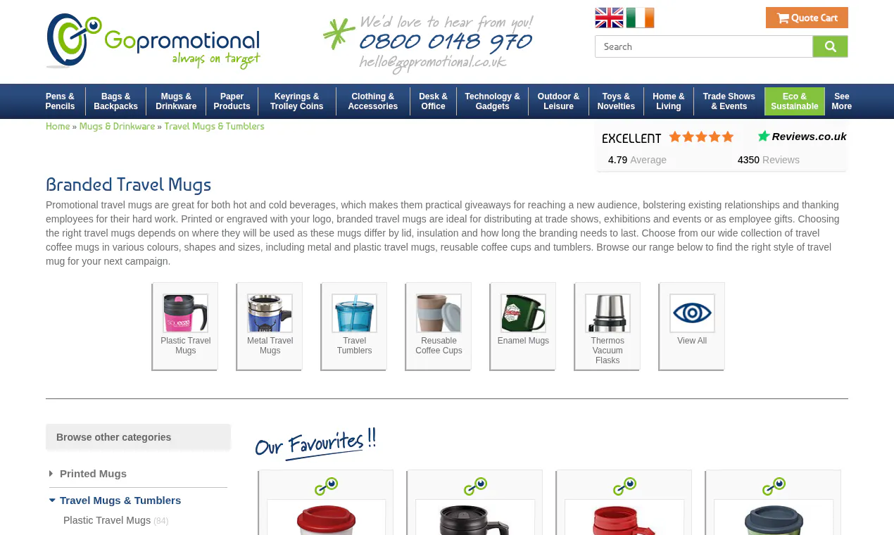 GoPromotional Travel Mugs gallery image