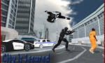 Flying Police Car 3D image