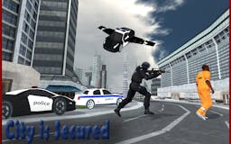 Flying Police Car 3D media 1