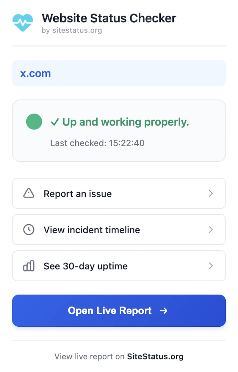 SiteStatus.org screenshot 3