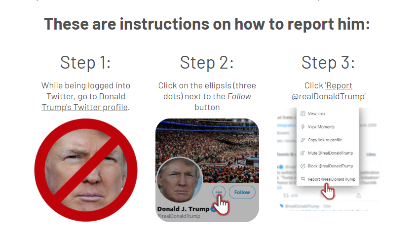 How to Report Donald Trump on Twitter gallery image