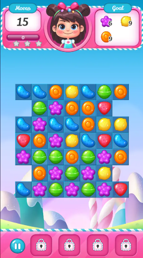 Candy Wonder Rush Mobile Game gallery image