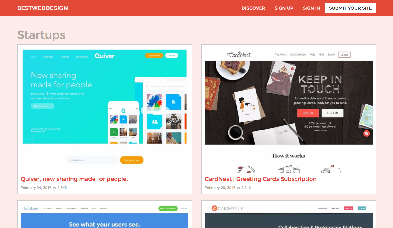 Best Web Design Inspiration gallery image