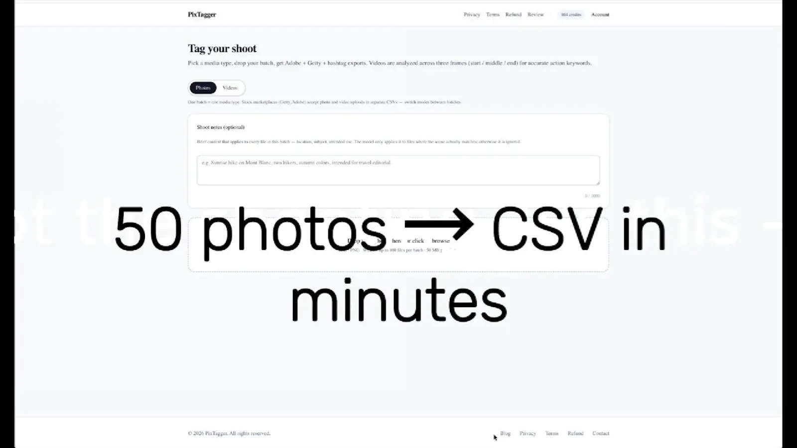 stockpixtagger.com screenshot 1 (video preview)