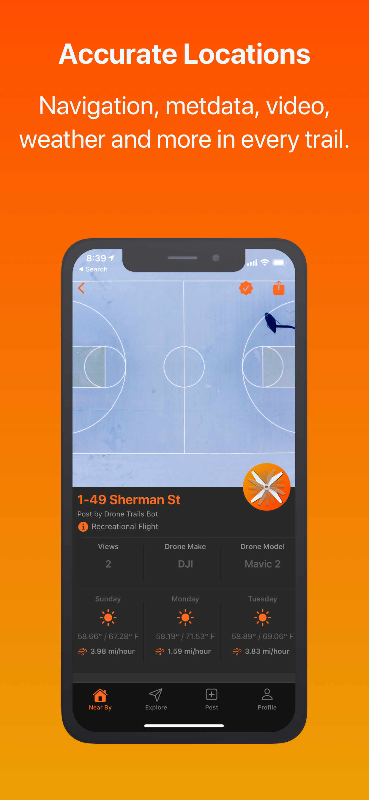 Drone Trails gallery image