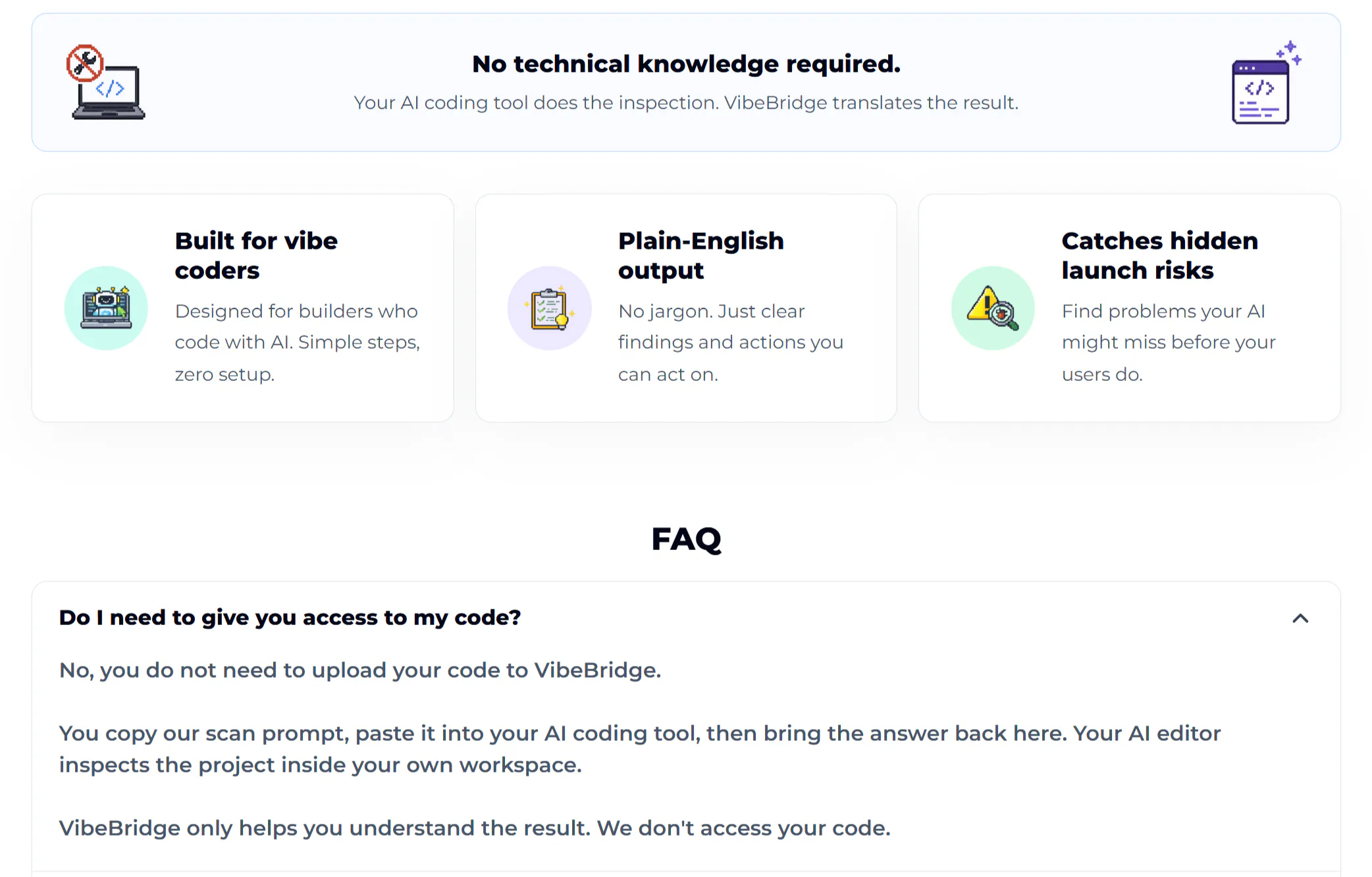Vibe Check for AI-Built Apps gallery image