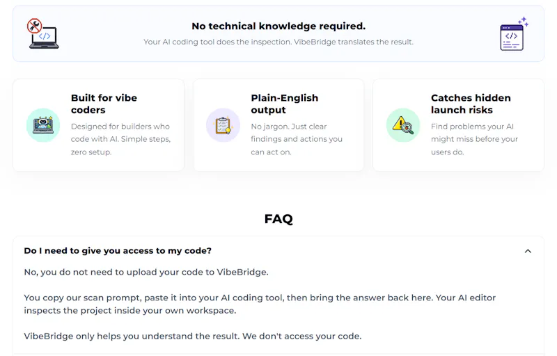 Vibe Check for AI-Built Apps screenshot 6