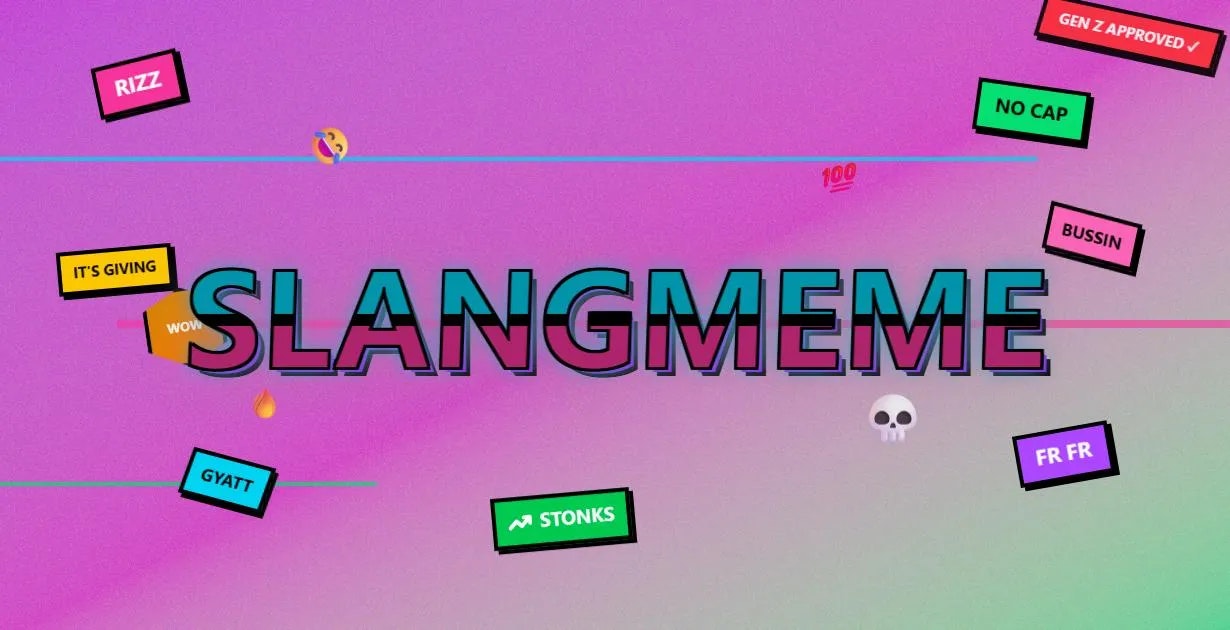 SlangMeme - Main product screenshot demonstrating key features and user interface