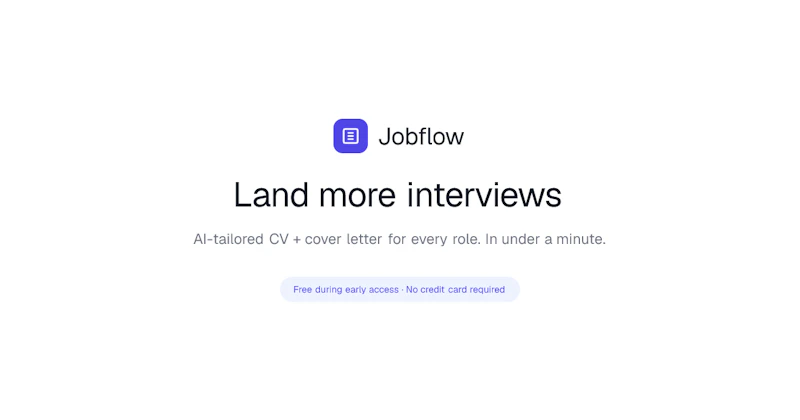 Jobflow screenshot 1