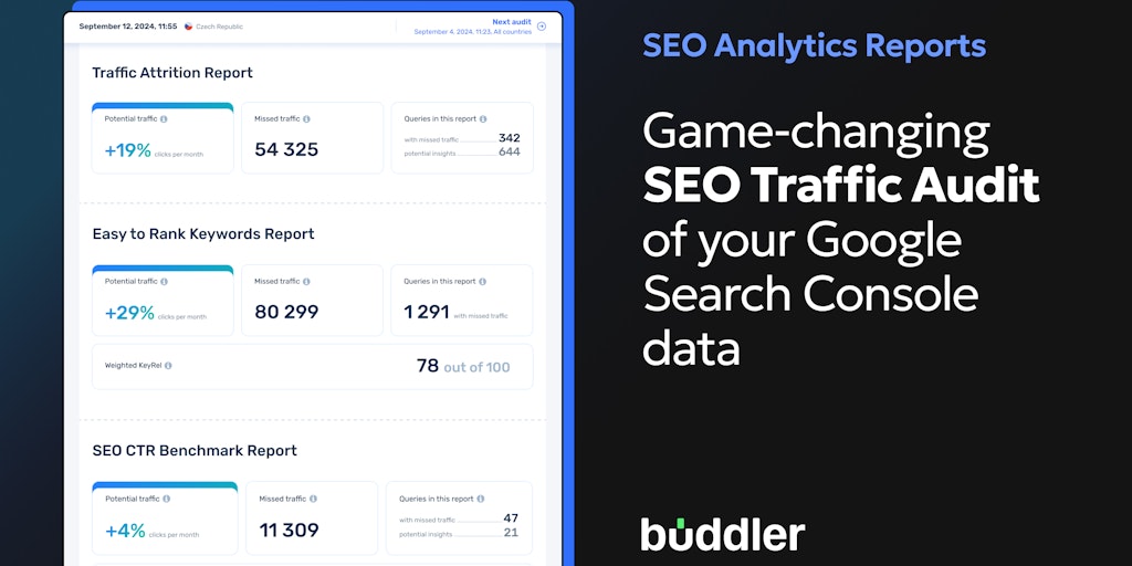 SEO Analytics Reports by Buddler