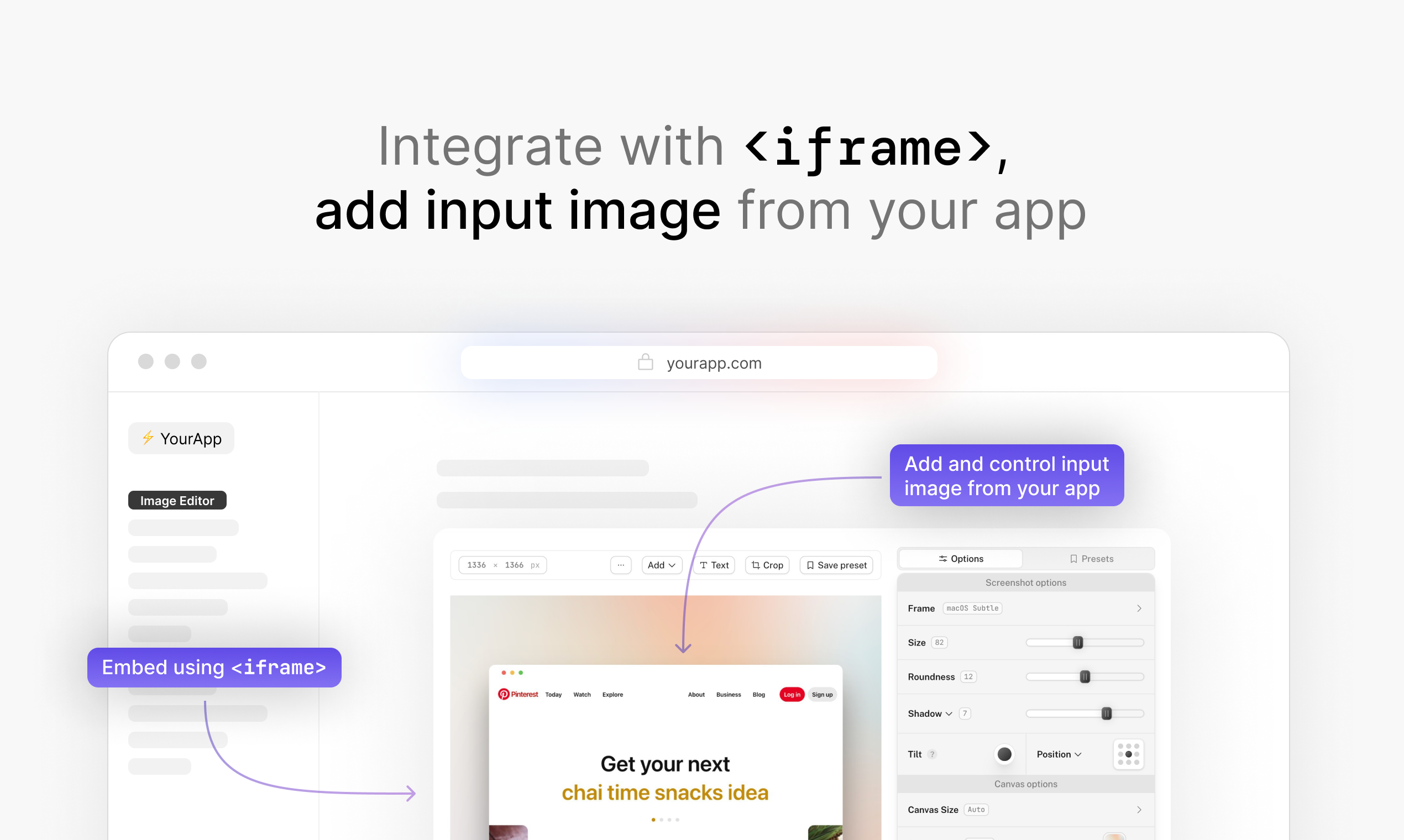 ฝังตัวยาว - เพิ่มรูปภาพและตัวแก้ไขภาพหน้าจอในแอพใดก็ได้ media 2