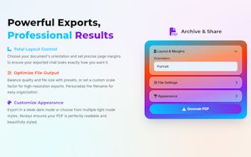 ChatGPT Custom Themes, Tools, PDF Export gallery image