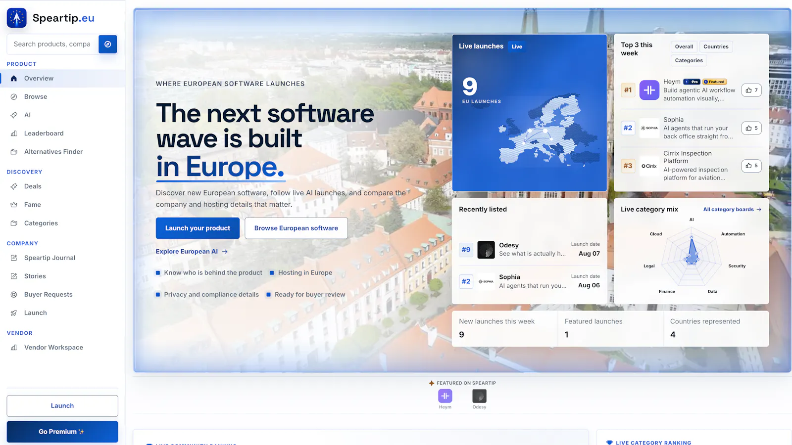 Speartip.eu screenshot 1