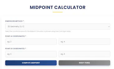 Midpoint Calculator | Ease Tools gallery image