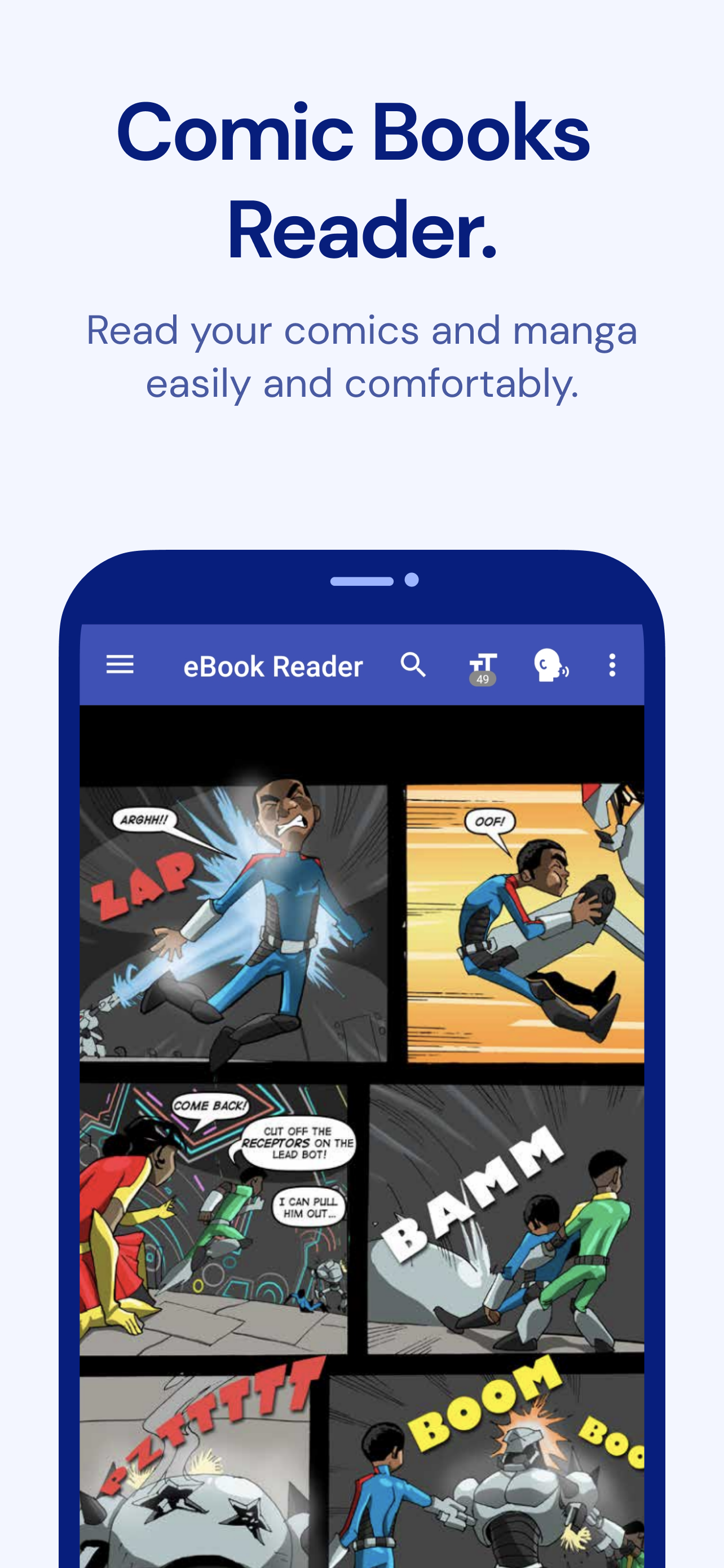 ブックリーダー：コミック、マンガ、PDFリーダーメディア3