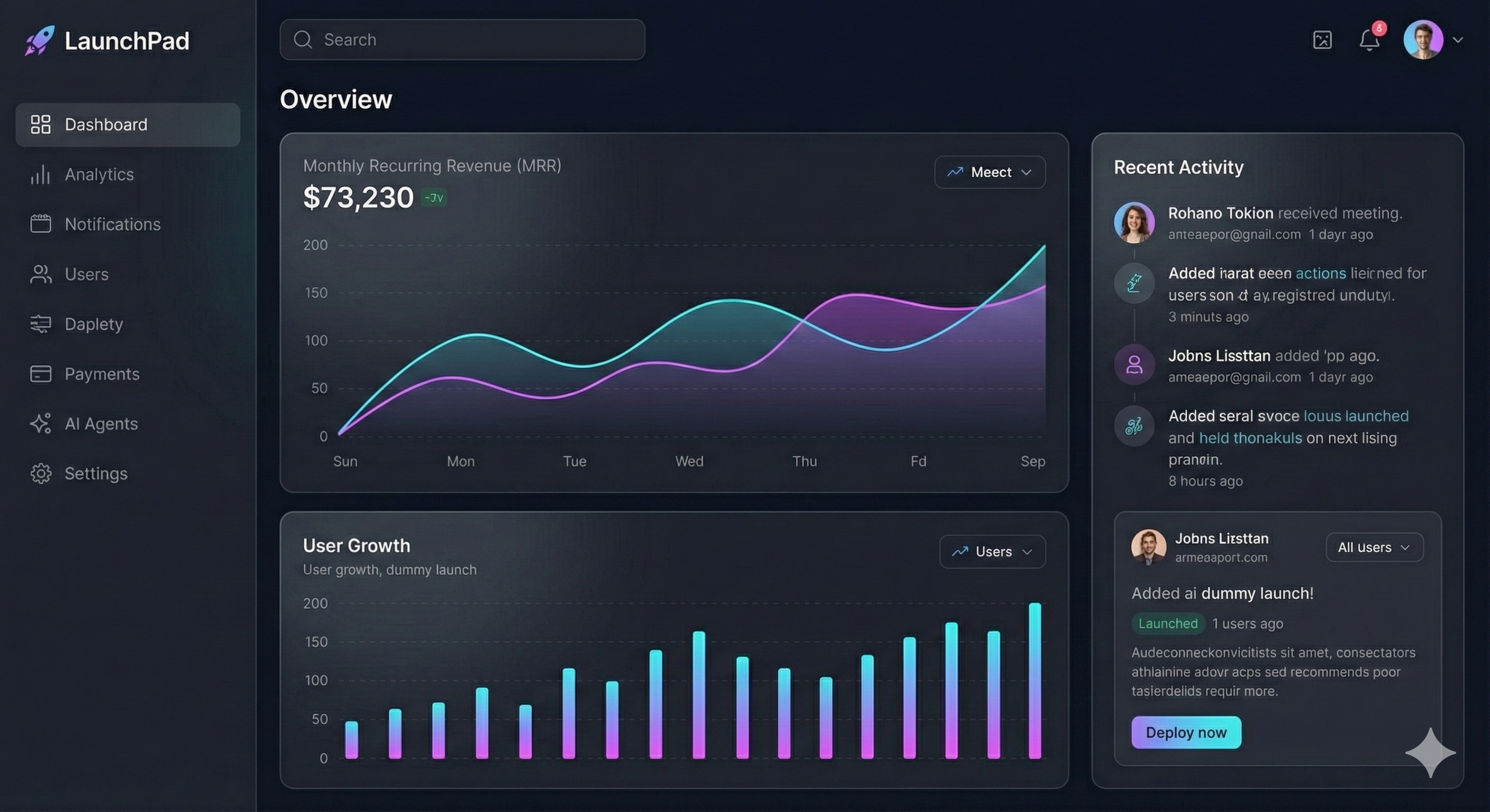 LaunchPad gallery image