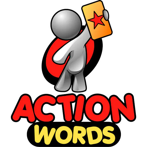 Action Words: 3D Animated Flash Cards