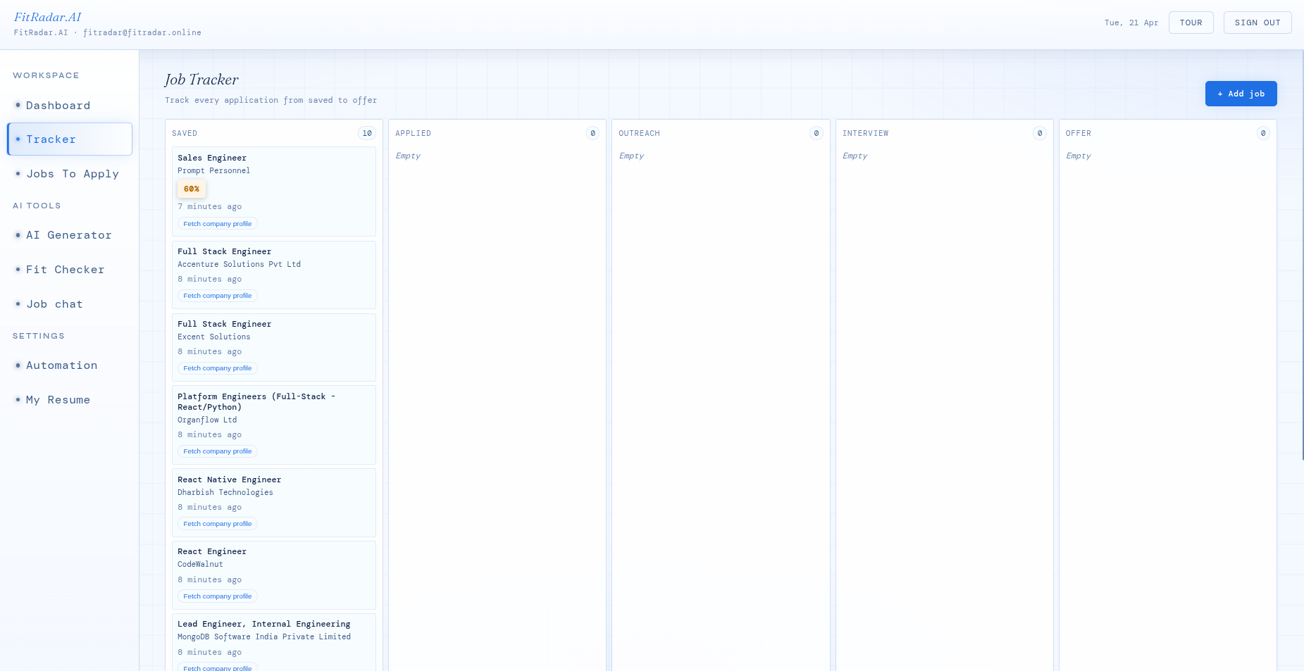 FitRadar gallery image