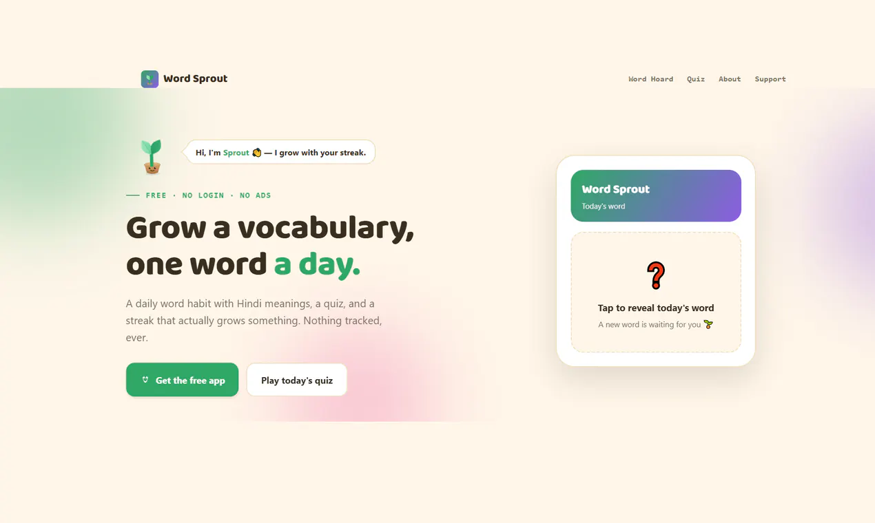 Word Sprout: Daily Vocabulary gallery image