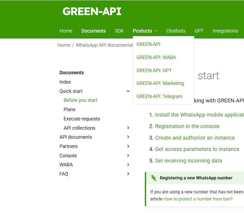 GREEN-API Service screenshot 2