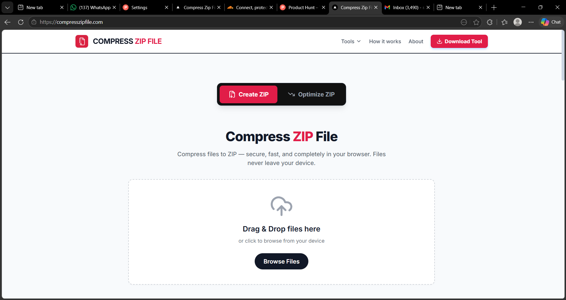 Compress Zip File gallery image