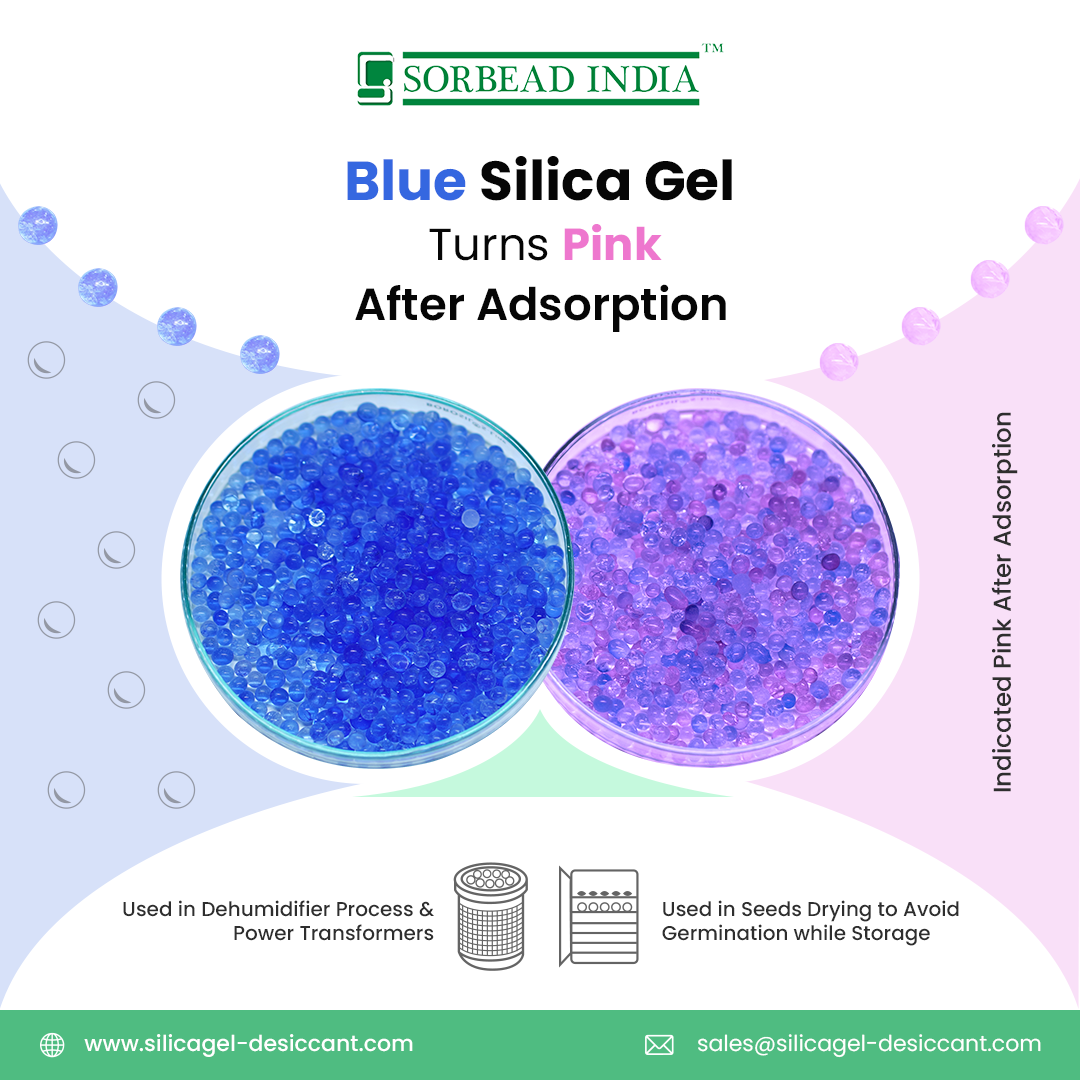 Supplier of Silica gel blue beads 